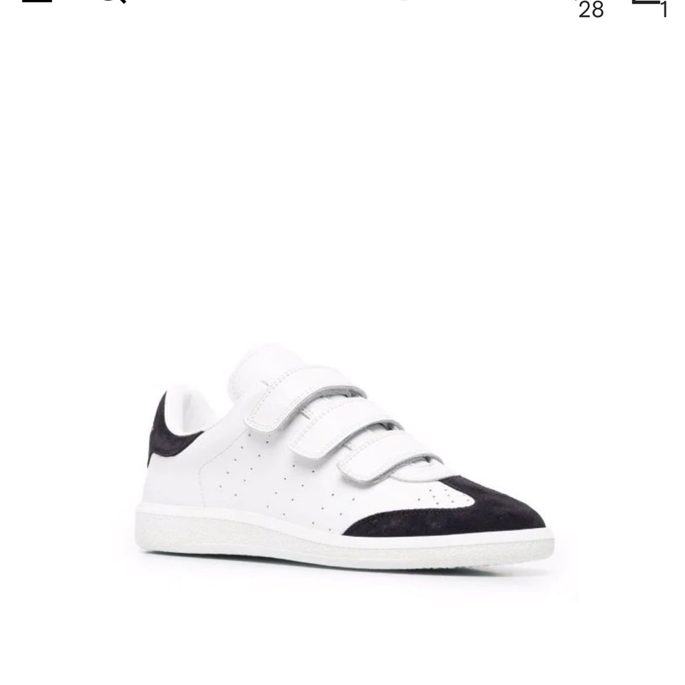 Isabel Marant Beth two toned strap sneaker. Rare